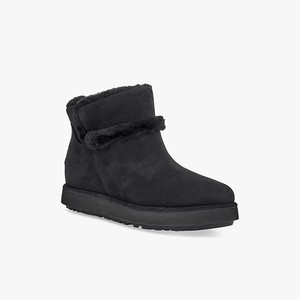 Ugg Classic Mini Spill Seam BLVD Women Boots Black (3461VDPBN)